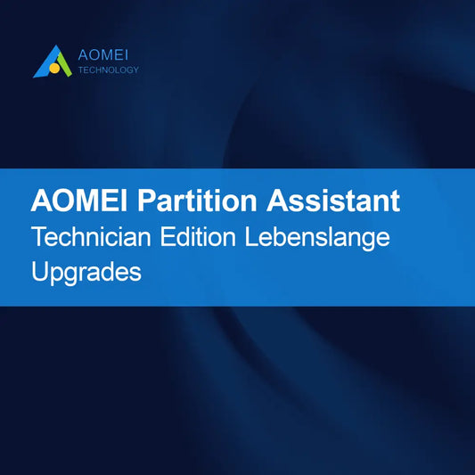 AOMEI Partition Assistant Technician Edition Lebenslange Upgrades
