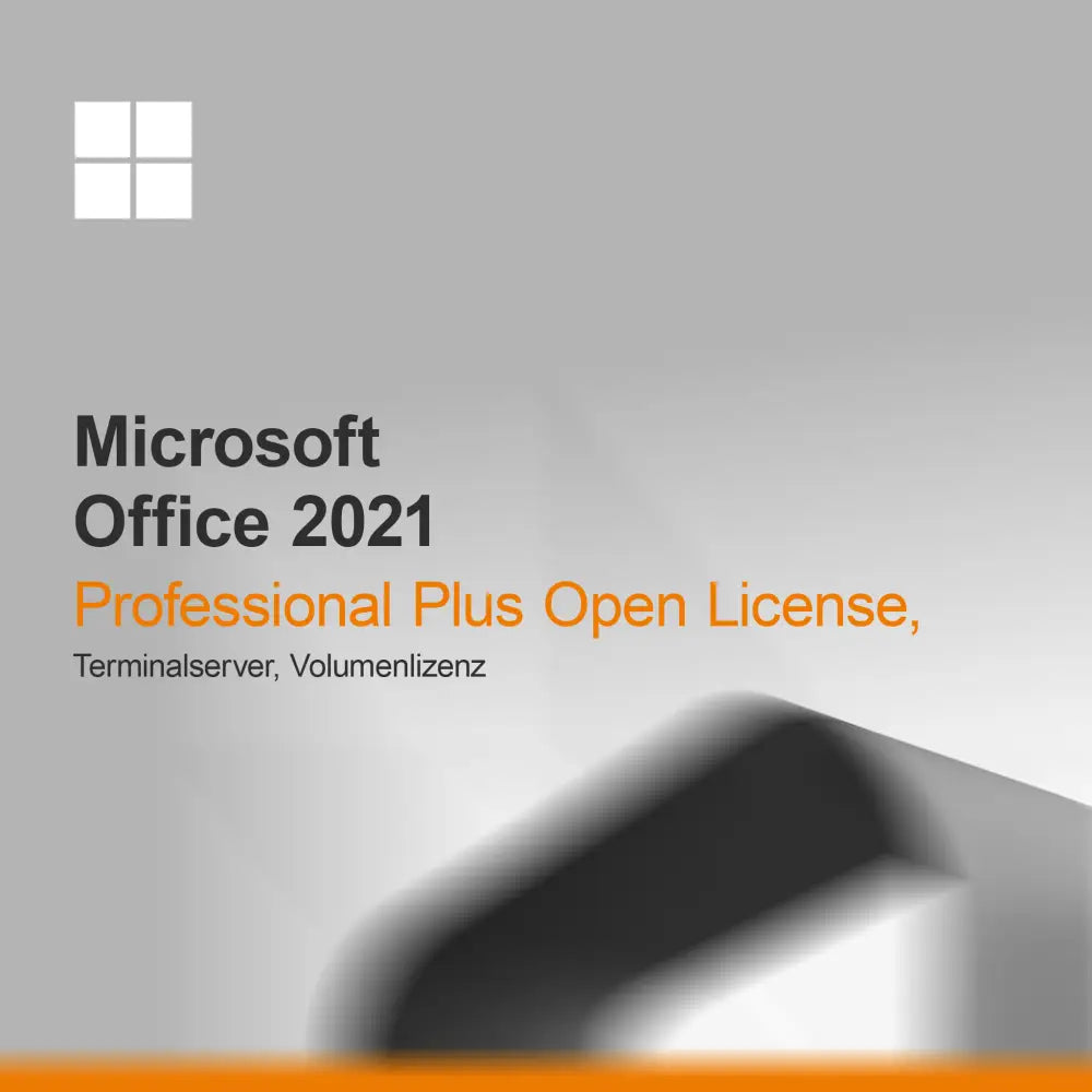 Microsoft Office 2021 Professional Plus Open License, Terminalserver, Volumenlizenz